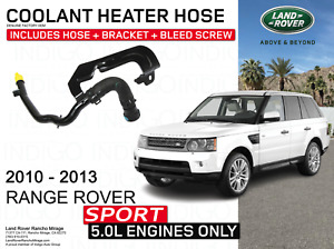 2010-2013 Range Rover Sport Coolant Heater Hose & Bracket & Bleed Screw LR031393