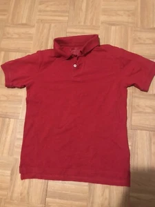 Faded Glory Boys Short Sleeve Polo Shirt size L, red, cotton - Picture 1 of 3