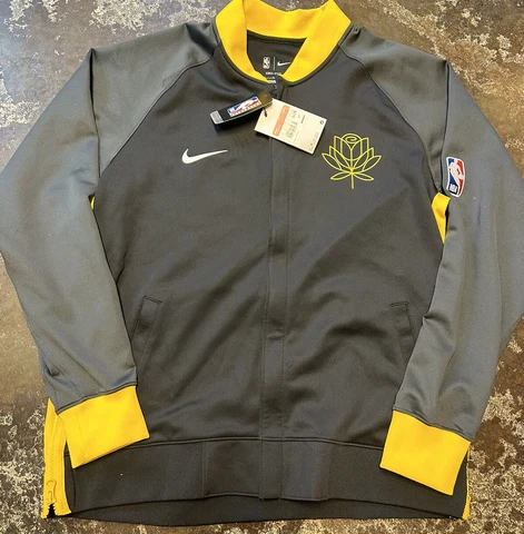 New Golden State Warriors Nike NBA City Edition Showtime Thermaflex Jacket Large Cover