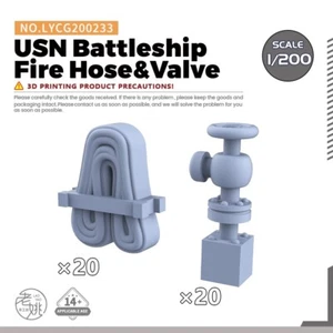 SSMODEL 1/200 233 Model Upgrade Parts USN Battleship Fire Schlauch&Valve - Bild 1 von 3