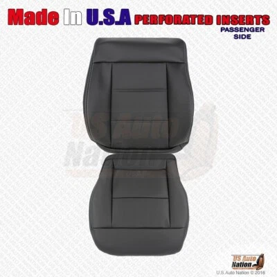 2010 2011 Mercedes Benz E200 E250 E300 E350 пассажирский низ верх сиденья чехол черный - Изображение 1 из 4