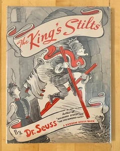 DR. SEUSS = THE KINGS STILTS - 1939 - 2ND PRINTING - DJ - BRODART COVER - Picture 1 of 12