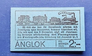 Sweden Stamp Booklet, Scott 1136a MNH - Picture 1 of 3