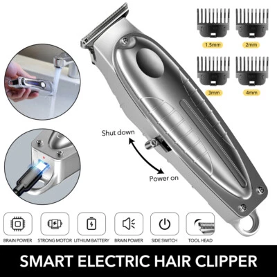 Professional Hair Clippers Trimmer Cutting Beard Cordless Barber Shaving Machine - Image 1 of 4