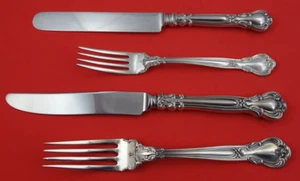 Vintage 4 pezzi di posate in argento sterling a Chantilly di Gorham - Foto 1 di 7