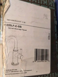 Brizo 61320LF-C-SS Solna Beverage Faucet w Arc Spout In Brilliance Stainless - Picture 1 of 7