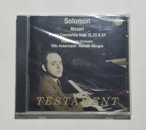 Solomon Cutner: Mozart Klavierkonzerte Nr. 15, 23 & 24 CD (2001) -- NEU! VERSIEGELT! - Bild 1 von 2