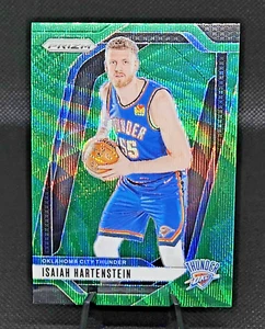 2024-25 Panini Prizm Green Wave Prizm SP Isaiah Hartenstein #154 OKC Thunder - Picture 1 of 4