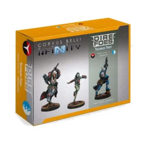Corvus Belli Dire Foes Mission Pack 12 Miniaturas de Troubled Theft Infinity - Imagen 1 de 1