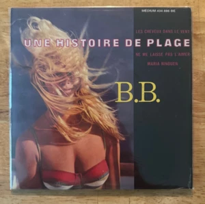 45 7" FRENCH EP BRIGITTE BARDOT LES CHEVEUX DANS LE VENT SEALED - Picture 1 of 2