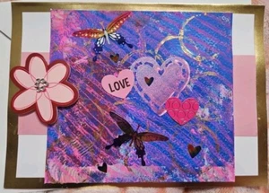Handmade Card- Butterfly Love - Picture 1 of 1