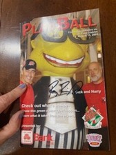 PlayBall program Frisco RoughRiders vs. El Paso Diablos 8-15-03 Autograph