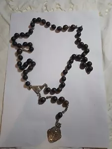 Antico Rosario Madonna Immacolata Cm 70 - Foto 1 di 4