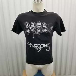 Maroon 5 Laval 2014 Concert T-Shirt Medium Black Band Tee Cotton Blend - Bild 1 von 9