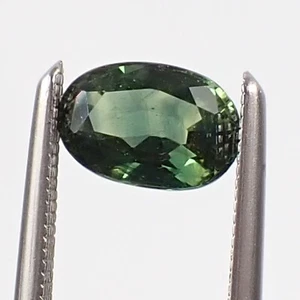 0.79 ct Oval 6.3x4.3mm Green Blueish Natural Australian Parti Sapphire Gemstone - Picture 1 of 14