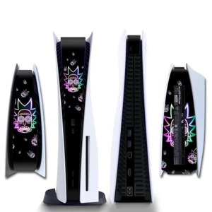 PS5 Disk Center Skin schwarz Neon Schädel Aufkleber Vinyl Aufkleber Wrap PlayStation 5 - Bild 1 von 1