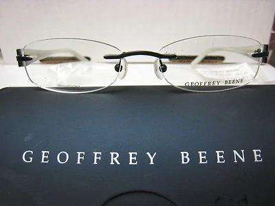 MARCOS DE GAFAS GEOFFREY BEENE Estilo AMBUSH en NEGRO 52-17-135 con Estuche Foto 1 de 4
