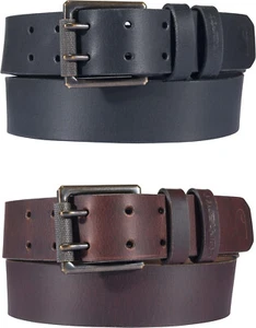 Cinturón de cuero artesanal Carhartt de doble punta para hombre - Imagen 1 de 12