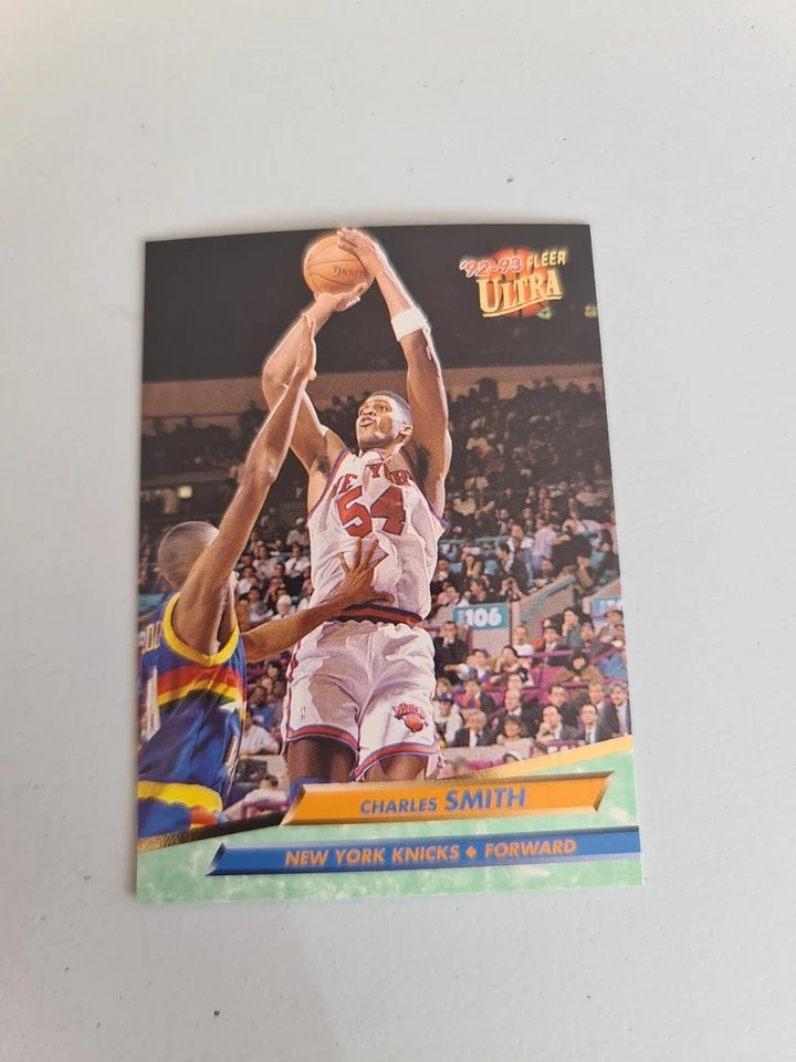 92-93 Fleer Ultra Basketball Trading Card Charles Smith NY Knicks - Изображение 1 из 1