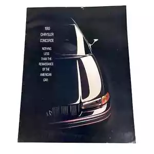 Chrysler Concorde 1993 16 páginas original auto venta folleto catálogo - Imagen 1 de 4