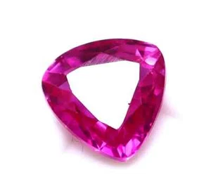 5,45 ct zertifizierter natürlicher rosa Saphir Trillionenschliff lose atemberaubender Edelstein - Bild 1 von 8