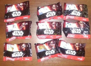 STAR WARS The Force Awakens STAMPEEZ 9 FIGURES RARE FOR COLLECTORS - Picture 1 of 4