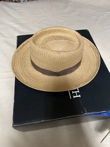 Sombrero de paja Worth & Worth Antonio Palacios vintage mediano - Imagen 1 de 11