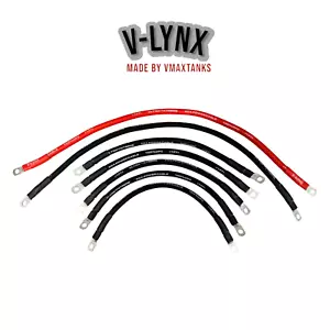 HD Golf Cart Battery Cable 7 pc Set Club Car 48 Volt Wire Kit Vlynx Made in USA - Picture 1 of 4