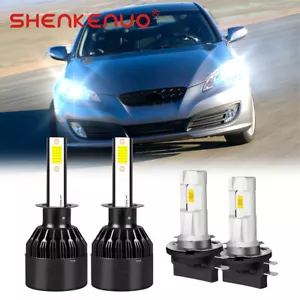 Für Hyundai Genesis Coupe 2010-2012 Combo H1 H11B LED Scheinwerfer Hi/Lo Beam Birnen - Bild 1 von 12
