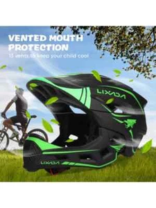 Bike Full Face Helmet Sports Protective Safety Detachable Cycling Skate UK - Picture 1 of 24