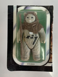 Vintage 1983 Cut Card Return Of The Jedi Chief Chirpa Figure Original New Sealed