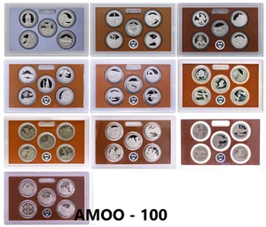 2010-2019 S Clad quarter Proof America Beautiful National Park ATB 50 coin Set - Picture 1 of 2