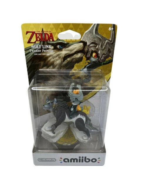 Nintendo - Legend of Zelda: Wolf Link Amiibo Figure - Multicolor (NVLCAKAA)