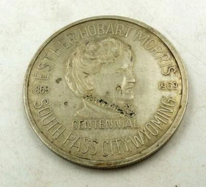 VINTAGE 1969 ESTHER HOBART MORRIS MOTHER OF WOMAN SUFFRAGE CENTENNIAL MEDAL RARE - Picture 1 of 2