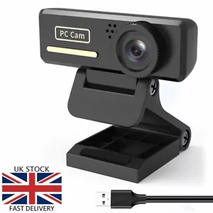 More details for full hd  webcam usb autofocus web camera with microphone for pc laptop new uk