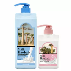 Milkbaobab Perfume Body Wash Lotion SET White Musk K-Beauty - Bild 1 von 2