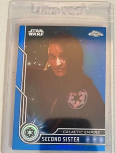 Star Wars - Second Sister #27 Blue (2023 Topps Chrome Card Serial #135/150) - Picture 1 of 2