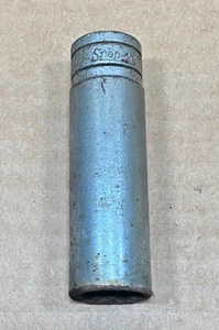 VINTAGE Snap-on Tools USA 1/2" Drive 11/16" SAE Deep 6 Point Chrome Socket TS221 - Picture 1 of 7
