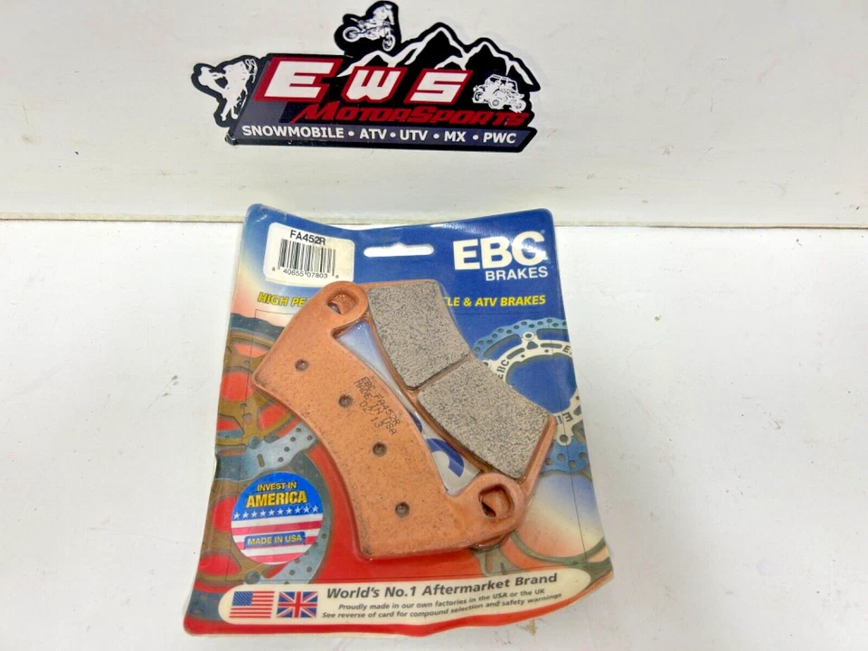 Pastillas de freno sinterizadas de larga duración Polaris RZR XP 1000 EBC R Series FA452R Foto 1 de 1