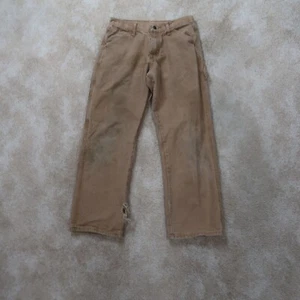 Rustler Carpenter Jeans Men's 30x30 Distressed Beige pants - Picture 1 of 10
