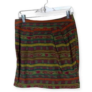 Francesca’s Arizona Sunset Pleated Short Skirt with Hidden Zipper- Size Medium - Picture 1 of 8