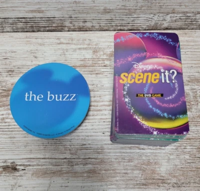 Disney Scene It DVD Game 2004 160 Trivia Cards + 30 The Buzz Replacement Cards - Image 1 of 4