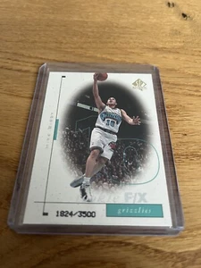 Upper Deck SP Authentic Rookie F/X Mike Bibby Vancouver Grizzlies NBA 1824/3500 - Bild 1 von 3