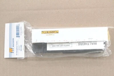 HO Walthers JB Hunt 53ft Stoughton Trailer #12817 New Kit Sealed Package - Image 1 of 4