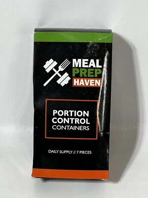 Kit de contenedor multicolor de control de porciones para preparación de comidas de 7 piezas con guía Foto 1 de 2