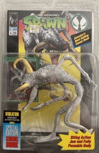 Spawn McFarlane Todd Toys Serie 1 Violatore Originale Chrome Card J Hanger 1994 - Foto 1 di 12