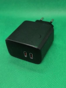 Caricatore AUKEY PA-B3 Interno AC Nero Omnia Duo dual Port USB-C +USB-C 65 W PD - Foto 1 di 8