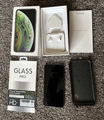 Apple iPhone XS 64GB Black With Box & Accessories - Excellent Condition - Image 1 of 4