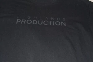 Camisa 2XL Negra Highlands Productions Next Level Hecha en Camboya - Imagen 1 de 2