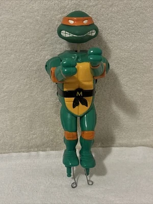 Vtg TMNT Duelin' Dudes Rock Em Sock Em Remco Michelangelo Figure Only FREE SHIP - Image 1 of 4